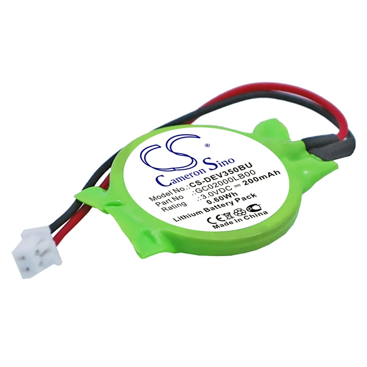 Cameron &amp; Co Cameron &amp; Co DS-CS-DEV350BU CMOS battery 3.0V 200mAh — product photo