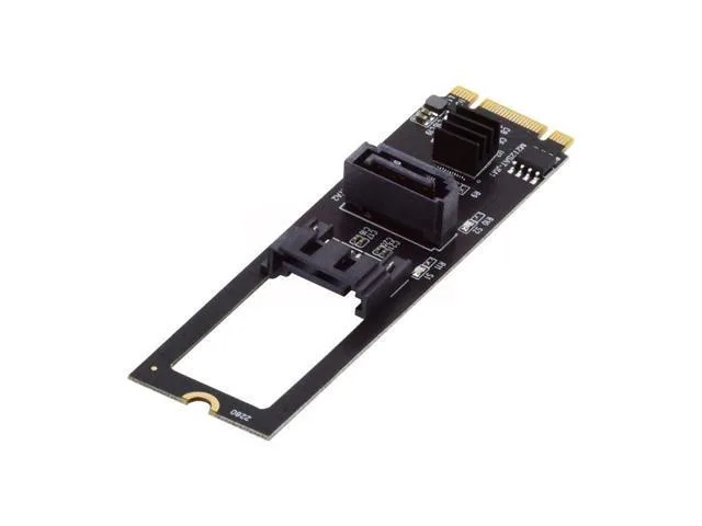 LORDWORLD LORDWORLD NGFF Key B+M PCIe to SATA 3.0 6Gbps Dual Port Vertical Horizontal Adapter JMB582 2280 — product photo
