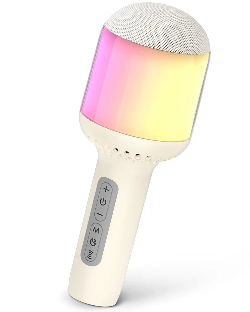  Stage SingFree X Cream microphone 32 ohm 94 dB SNR 100 dB sensitivity 50-20000 Hz Bluetooth 5.3 — product photo