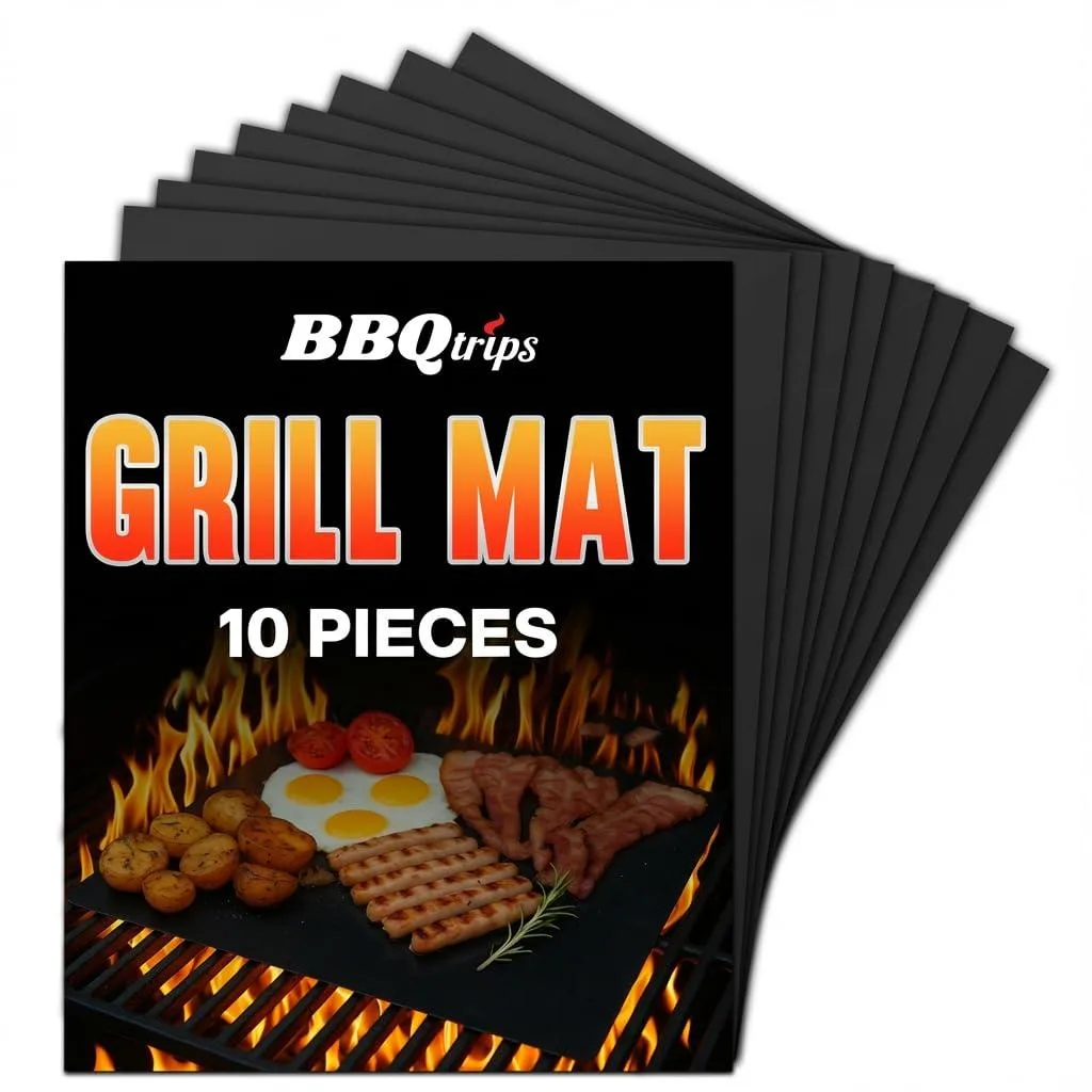  Healthy Living Grill Mats 10 Pack 15.75 x 13 Inch — product photo