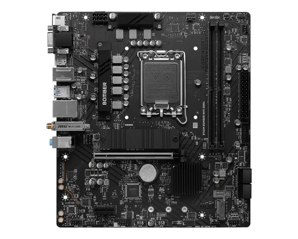 MSI MSI B760M Bomber Wi-Fi DDR4 Intel motherboard — product photo