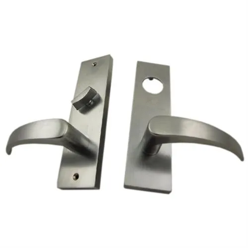 MAXTECH MAXTECH 1033L2R door lock Satin Chrome US26D Right Handed 7-1/2" x 2" x 1/2 — product photo