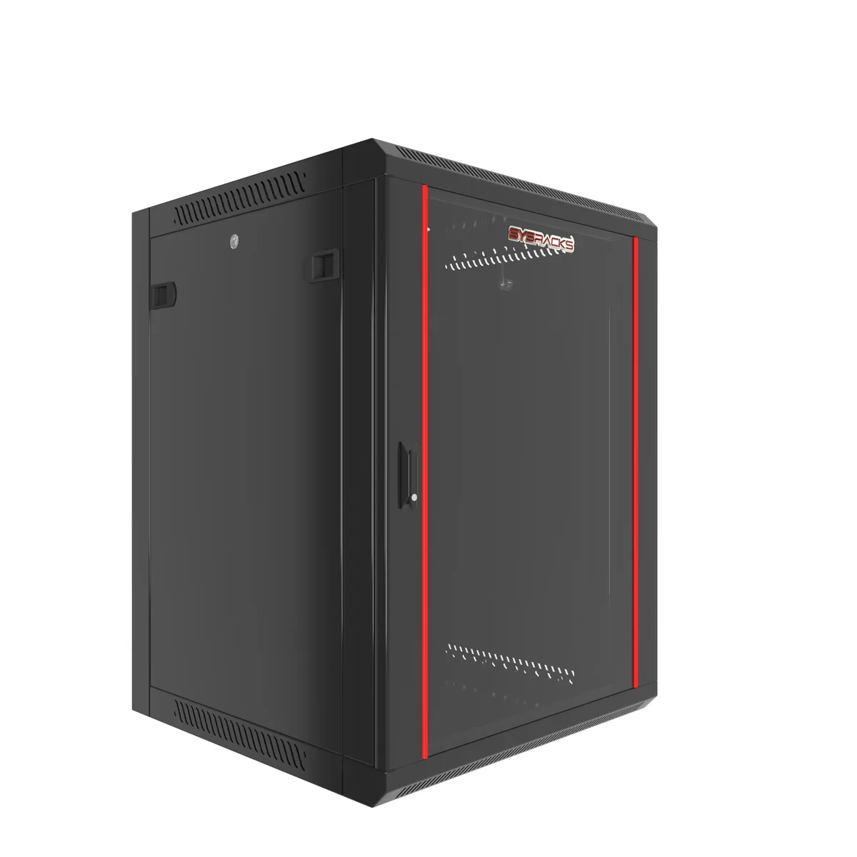 SYSRACKS SYSRACKS SRE 12.450 12U Wall Mount Server Rack 18-Inch Deep Glass Door — product photo