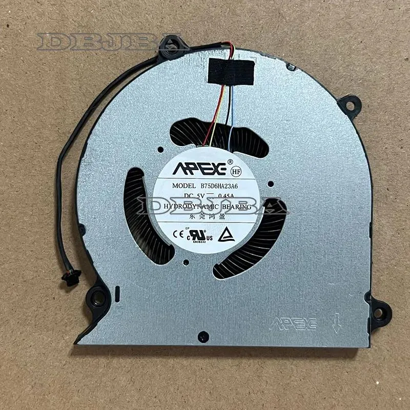 DBTLAP DBTLAP laptop cooling pad fan for B75D6HA23A6 HOY51661XYD 5V .45A — product photo