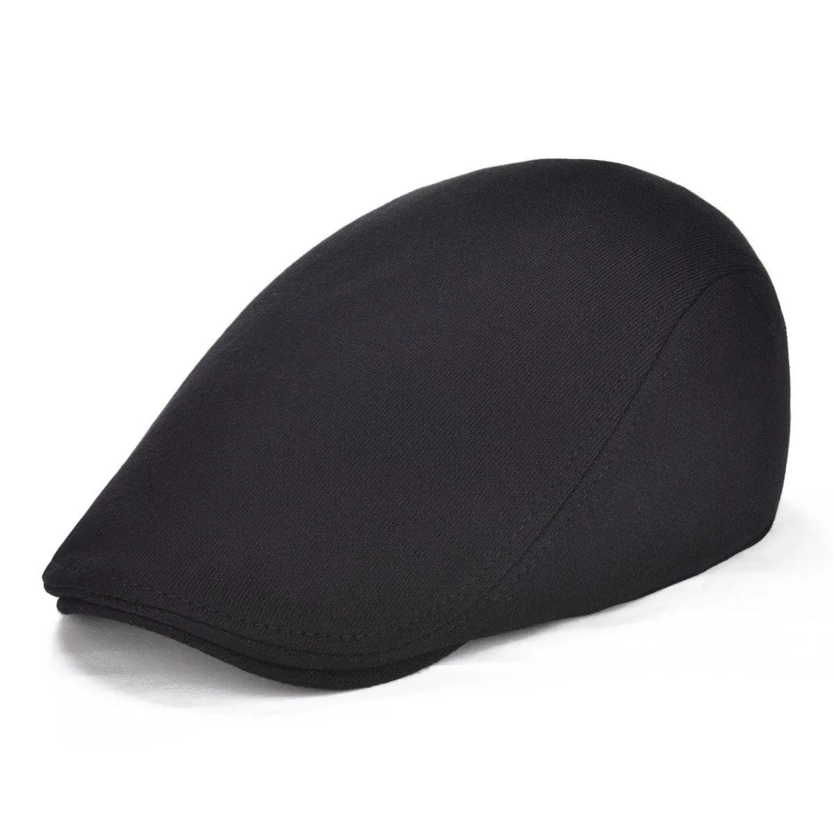  VOBOOM BDMZ312-Blk Newsboy Hat Black Cotton 58-60cm — product photo