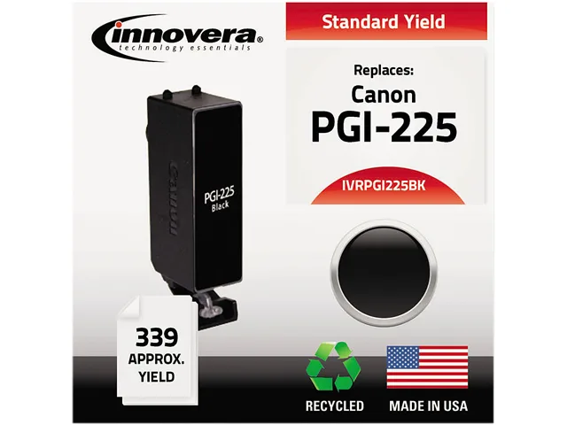 Innovera Innovera IVRPGI225BK Black Ink Cartridge 339 pages — product photo