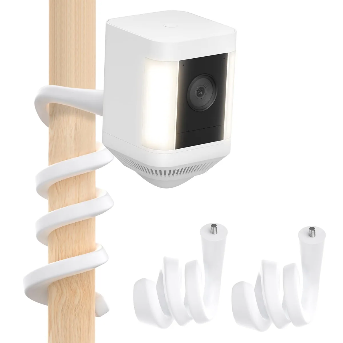  Annkoifu JDKI9403 2-Pack Flexible Twist Mount White — product photo
