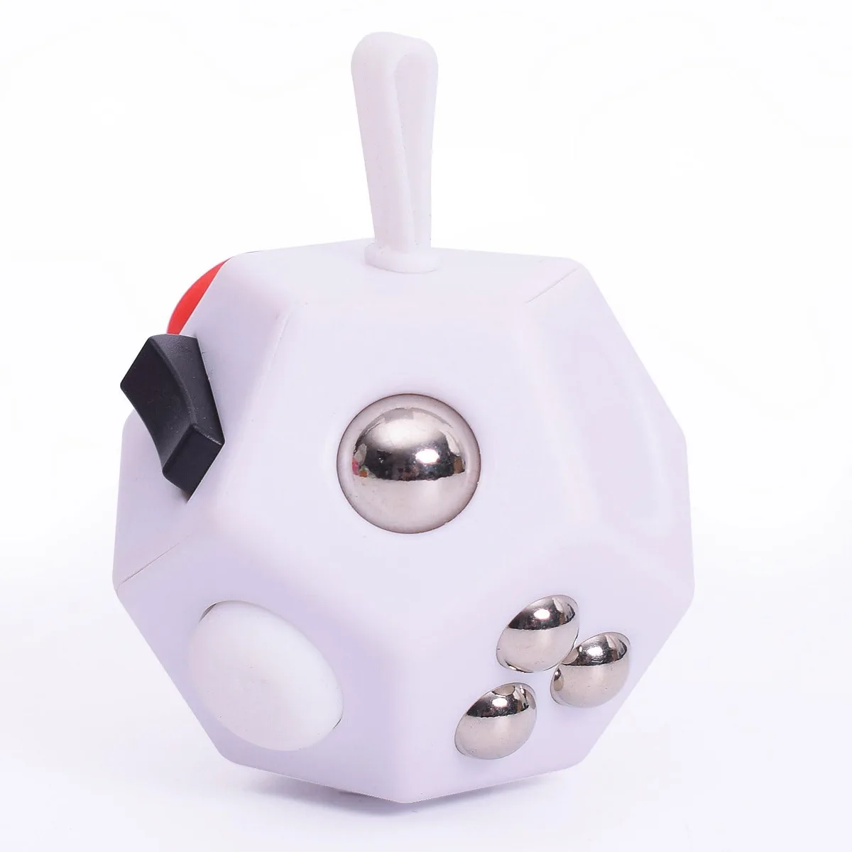 12-Sided Fidget Cube White 1.93in Educational — product photo