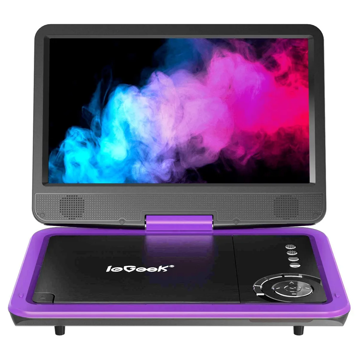 ieGeek ieGeek DP0179BKUSIGV3 Portable DVD Player 10.5" Purple — product photo