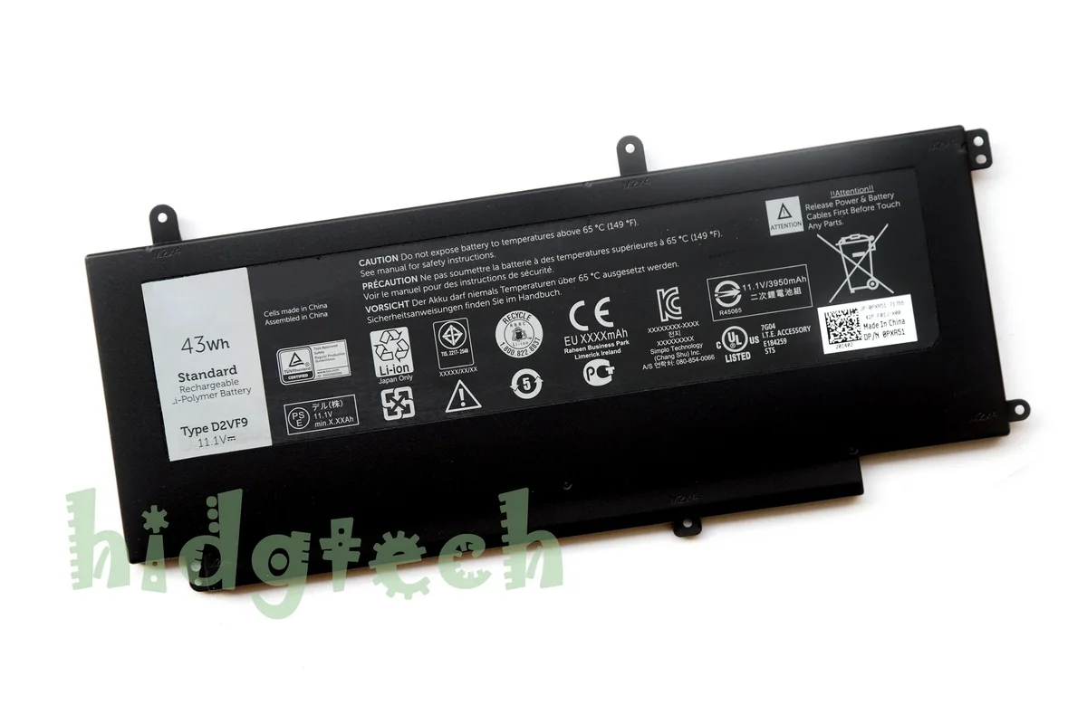 Beisite Beisite D2VF9 11.1V 43Wh laptop battery for Inspiron 15 7547 7548 Vostro 14 5459 5459D — product photo