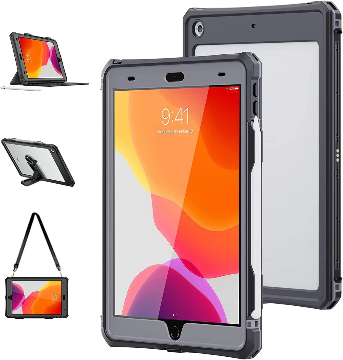 Werleo Werleo A2602 iPad 10.2 2021 2020 2019 waterproof laptop case — product photo