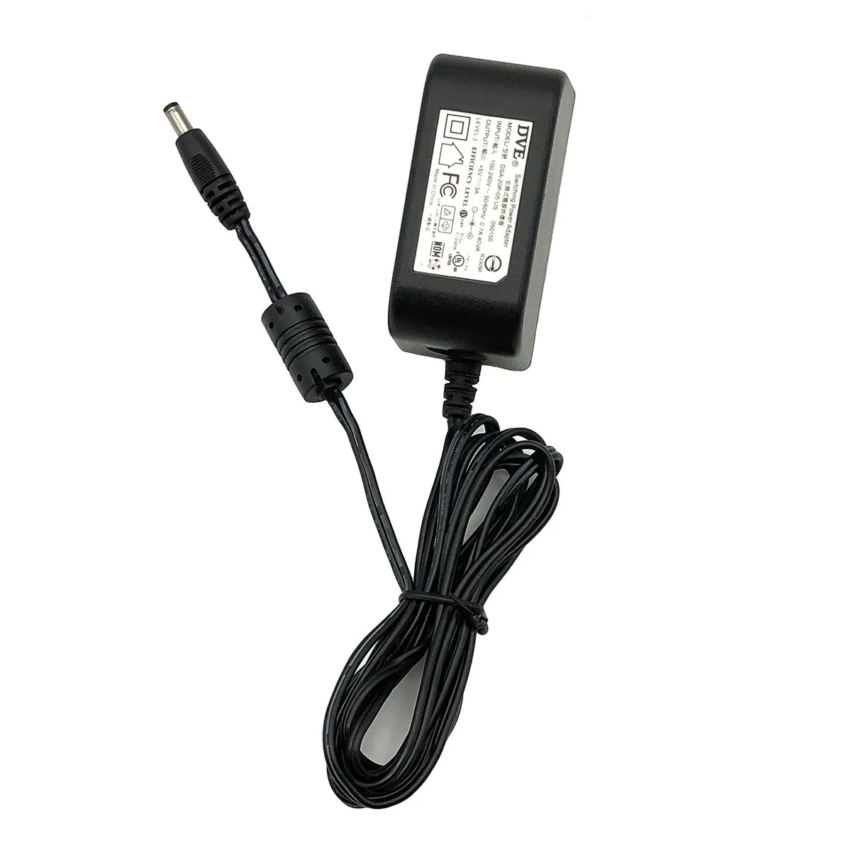 DVE DVE DSA-20P-05 power adapter 5V 3A 15W 4.8 mm — product photo