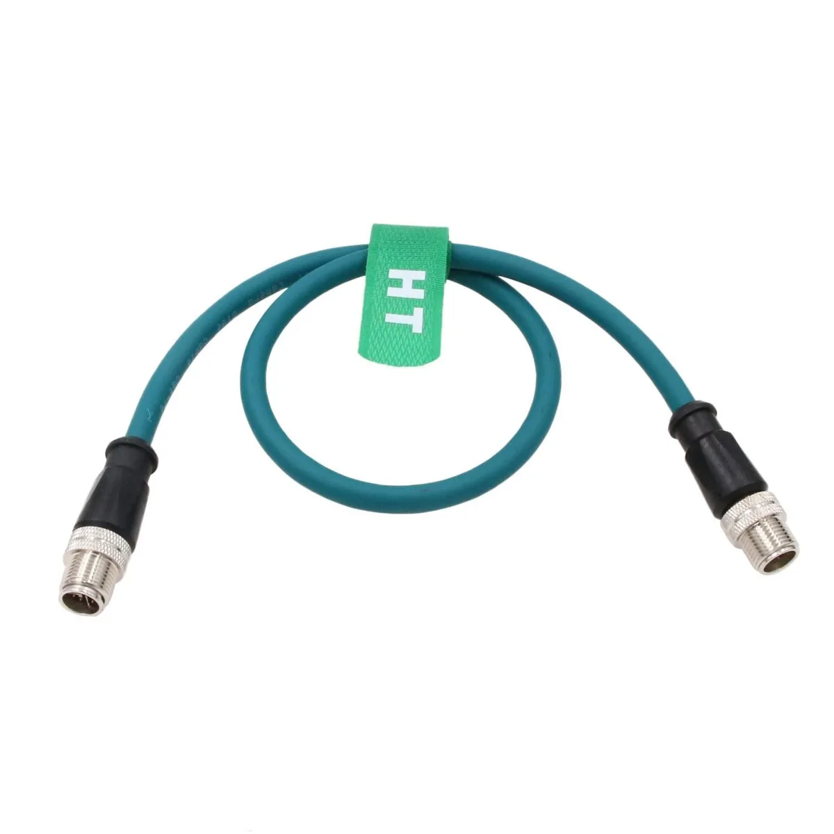 M12 X-coded 8-pin male to male cable 50cm IP68