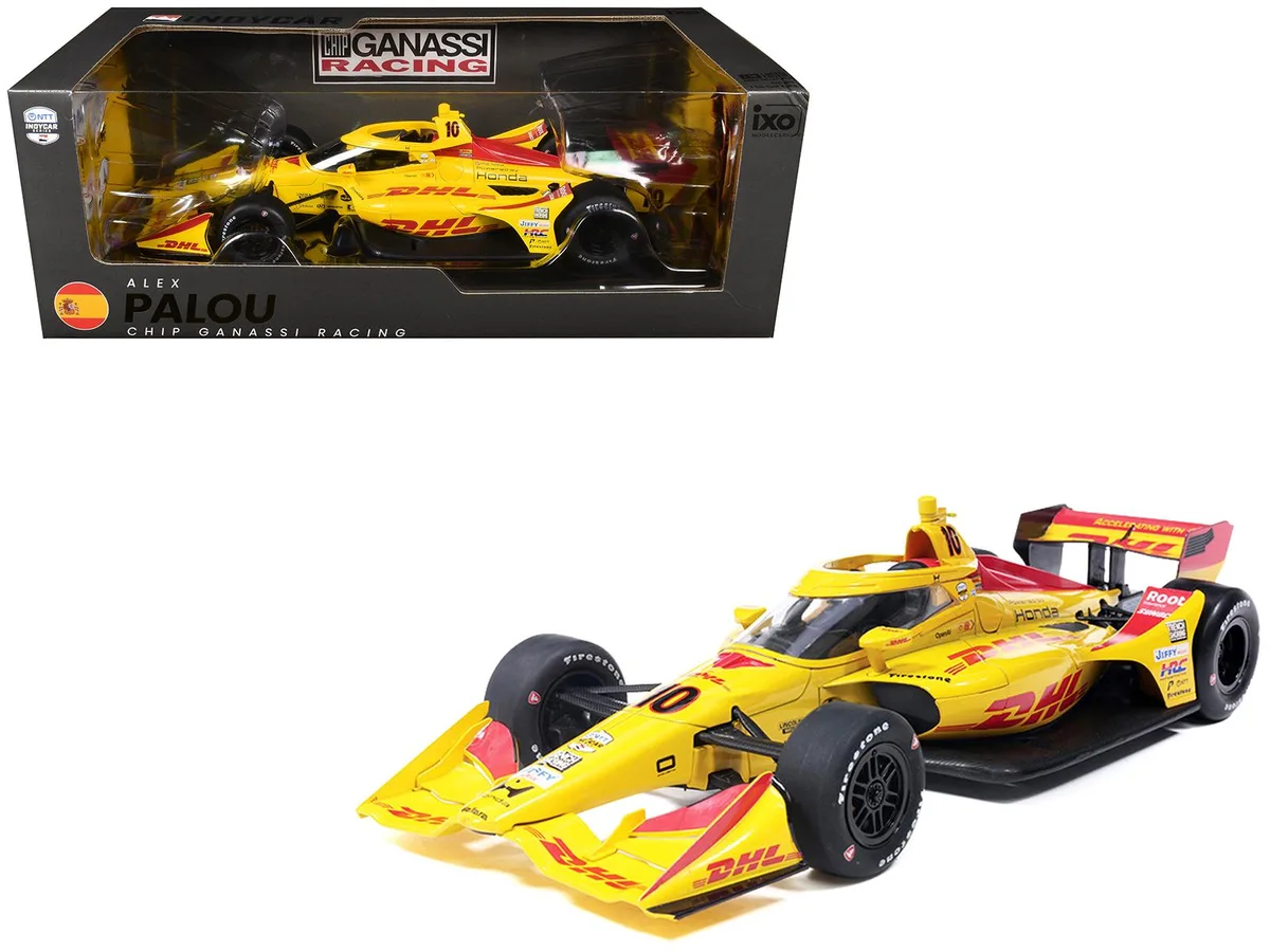 Ixo Models Ixo Models Dallara IndyCar #10 Alex Palou DHL Chip Ganassi Racing 2026 1/18 hobby collectible — product photo