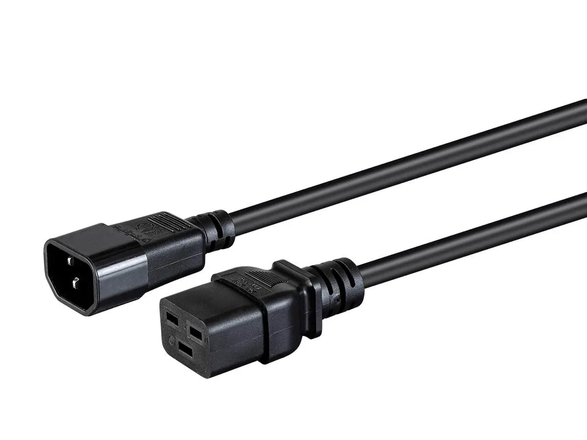 Monoprice Inc. Monoprice 140041 C14 to C19 14AWG 15A .9144m Black — product photo