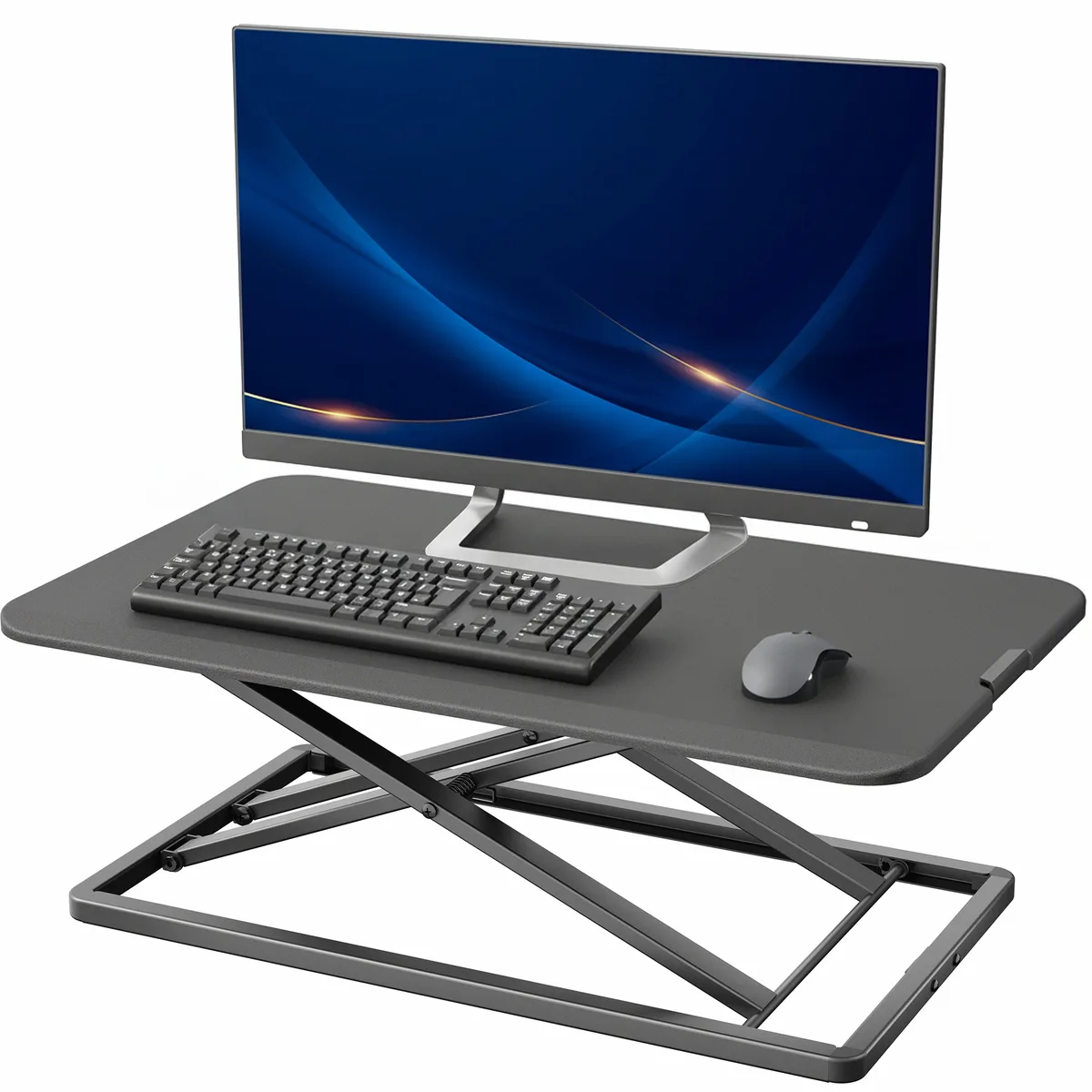 VIVO VIVO 29.3" Height Adjustable Standing Desk Riser Black — product photo