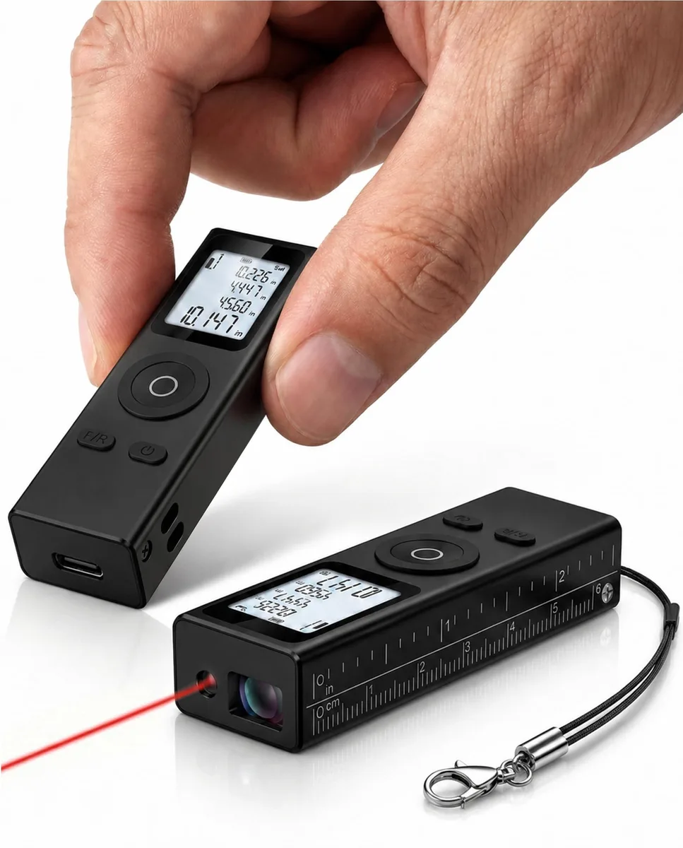  Ray Mini Laser Measuring Tool 2.7in ±2mm 100ft USB-C Rechargeable — product photo