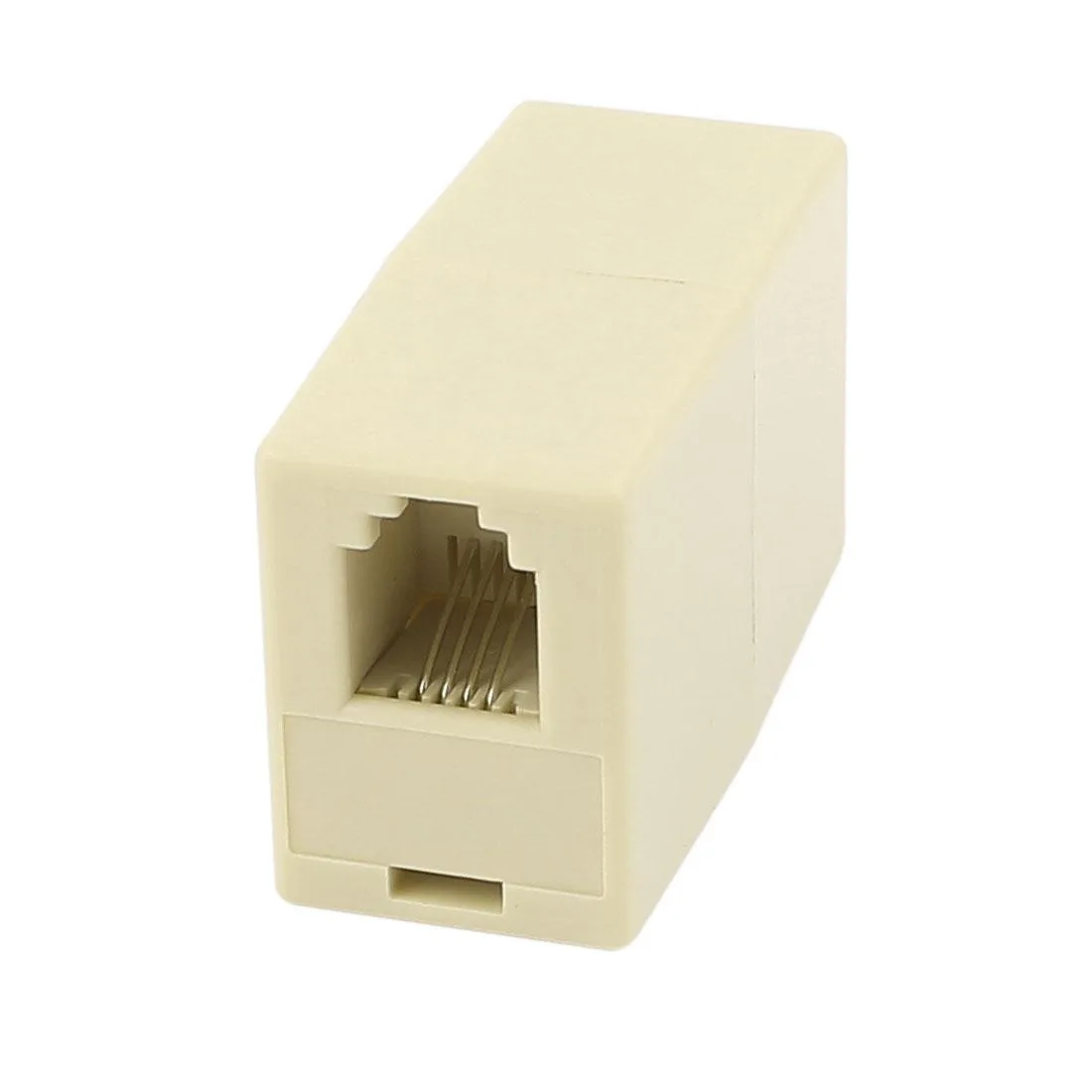 Unique-Bargains Unique-Bargains RJ11 6P4C Female to Female Telephone Adapter Beige — product photo
