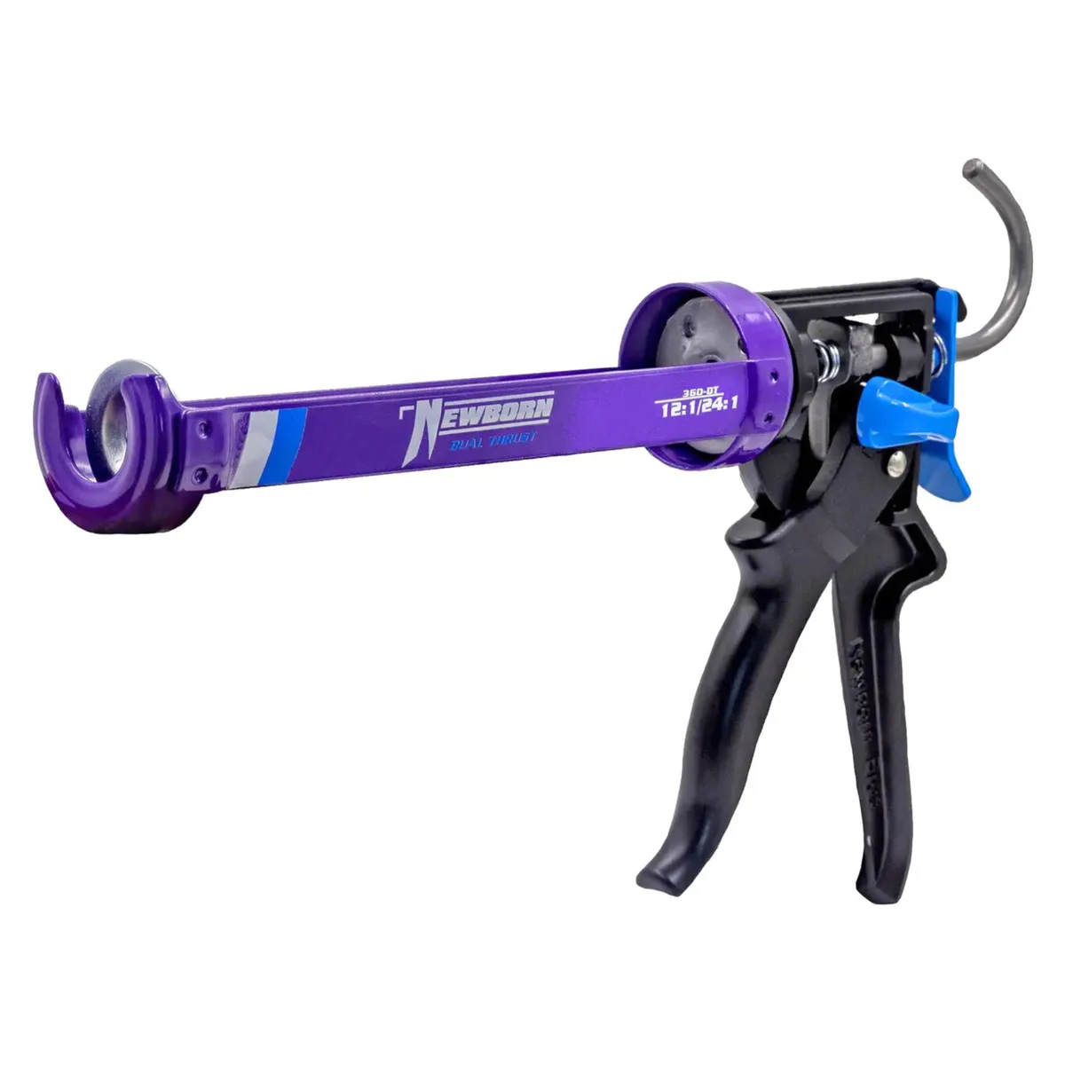 Newborn Newborn Dual-Thrust Smooth Rod Caulking Gun 10 oz Purple — product photo
