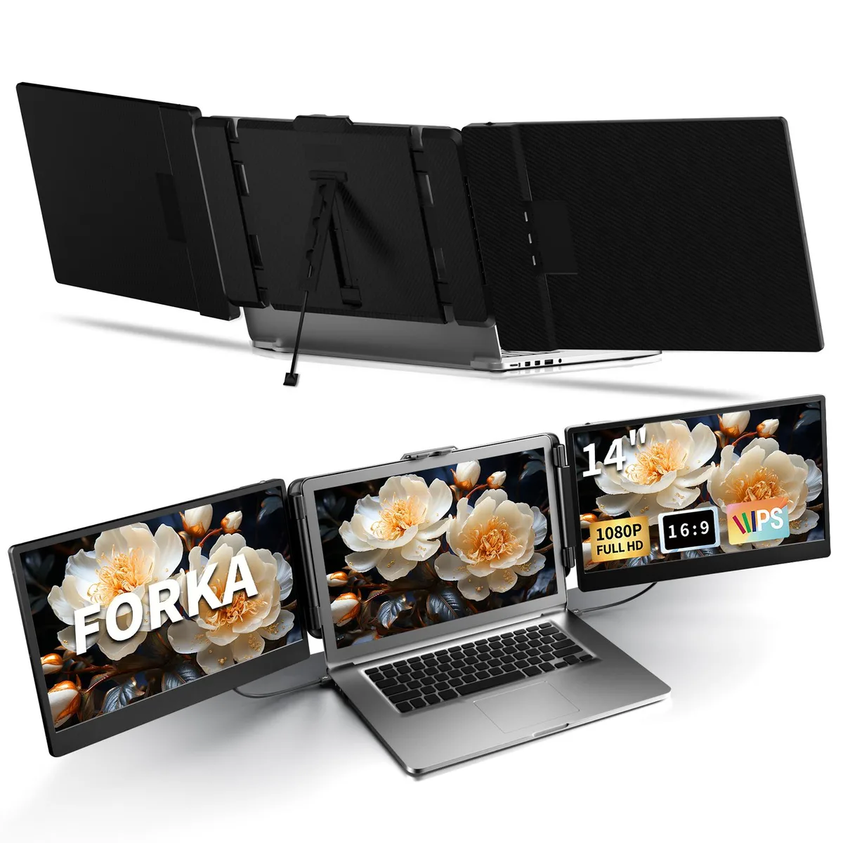 FORKA FORKA S2 Triple Screen Extender 14" Portable Monitor 1080P — product photo