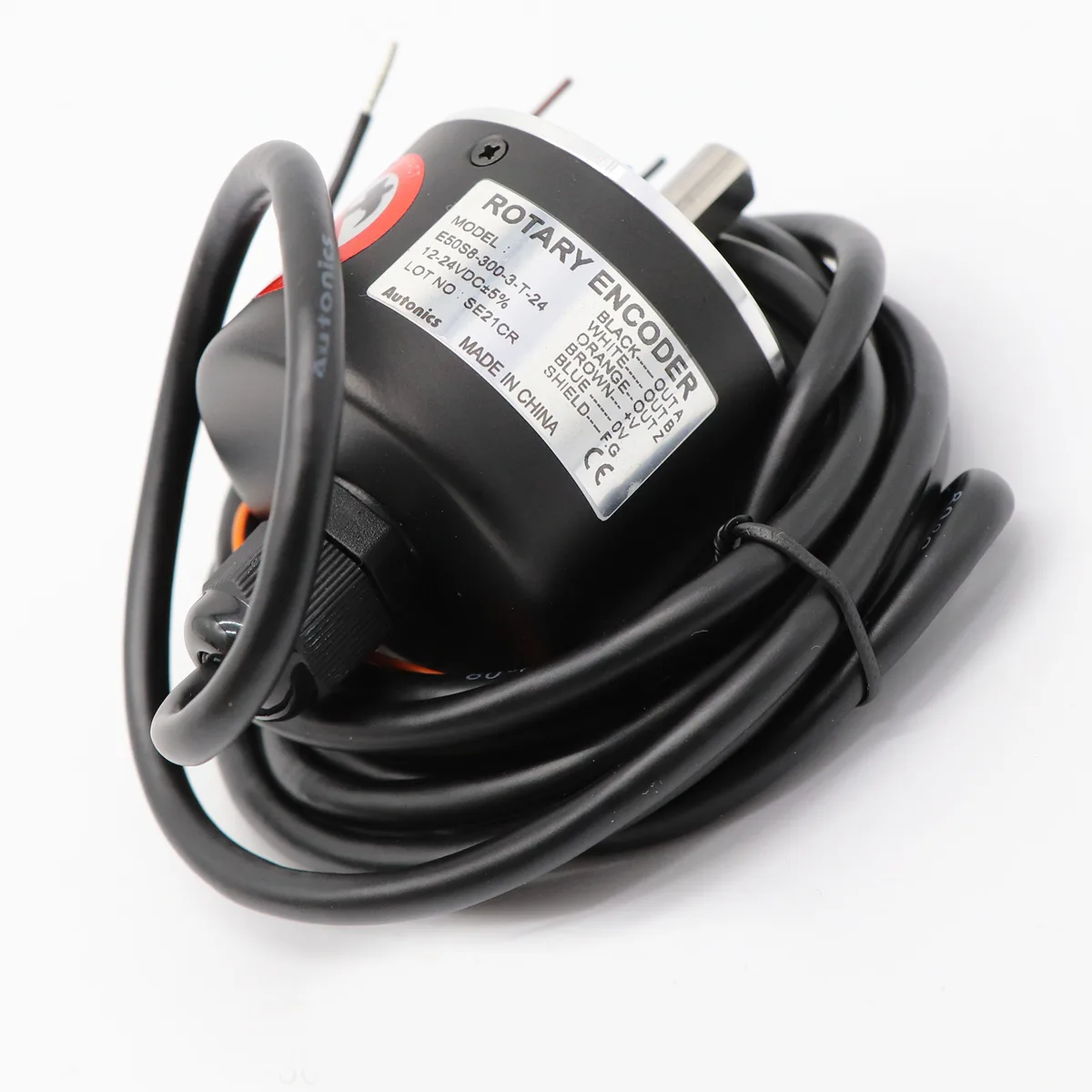Autonics Corp Autonics Corp E50S8-300-3-T-24 Rotary Encoder Incremental 300P/R 12-24VDC IP50 electrician tool — product photo