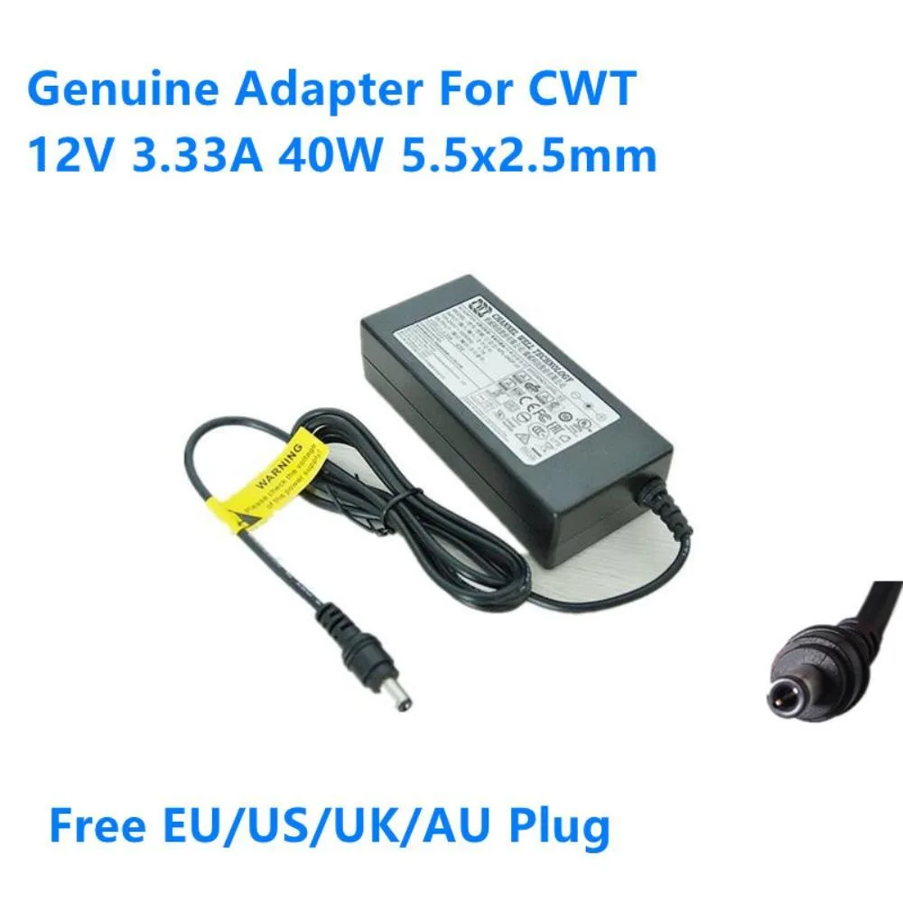 Graviton Graviton KPL-040F-VI 12V 3.33A 40W 5.5x2.5mm AC Adapter — product photo