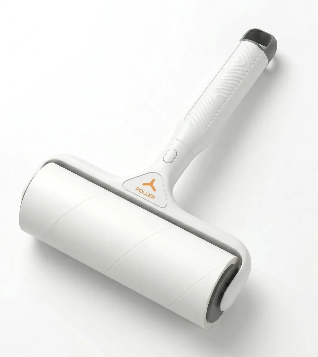 16 cm wide lint roller with 60 tear sheets and textured handle