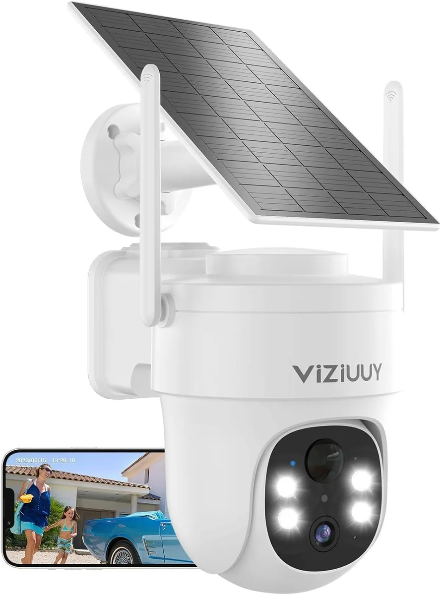 TAURKENAM TAURKENAM 3MP Solar Wireless Surveillance Pan Tilt 360° — product photo