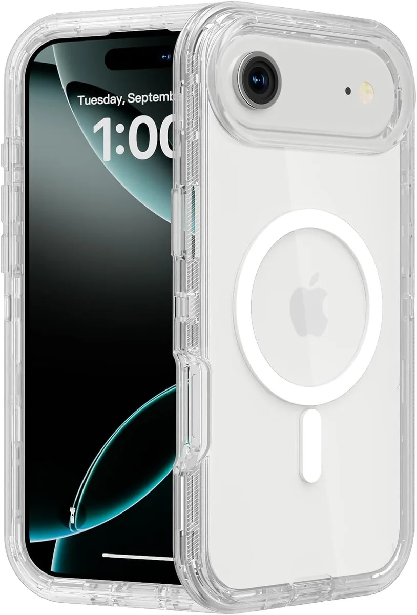 Transcend Transcend iPhone 17 Air Case MagSafe Dual Layer 6.5 ft Drop 3.5 mm Bezels Clear — product photo