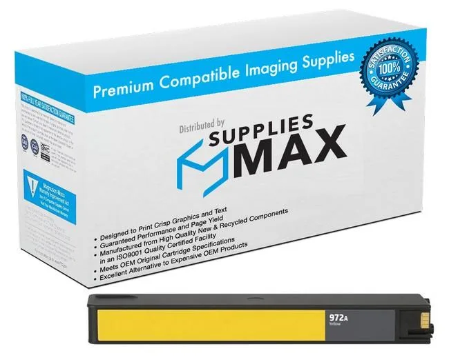 SuppliesMax SuppliesMax L0R92AN Yellow Inkjet Cartridge 3000 Pages — product photo