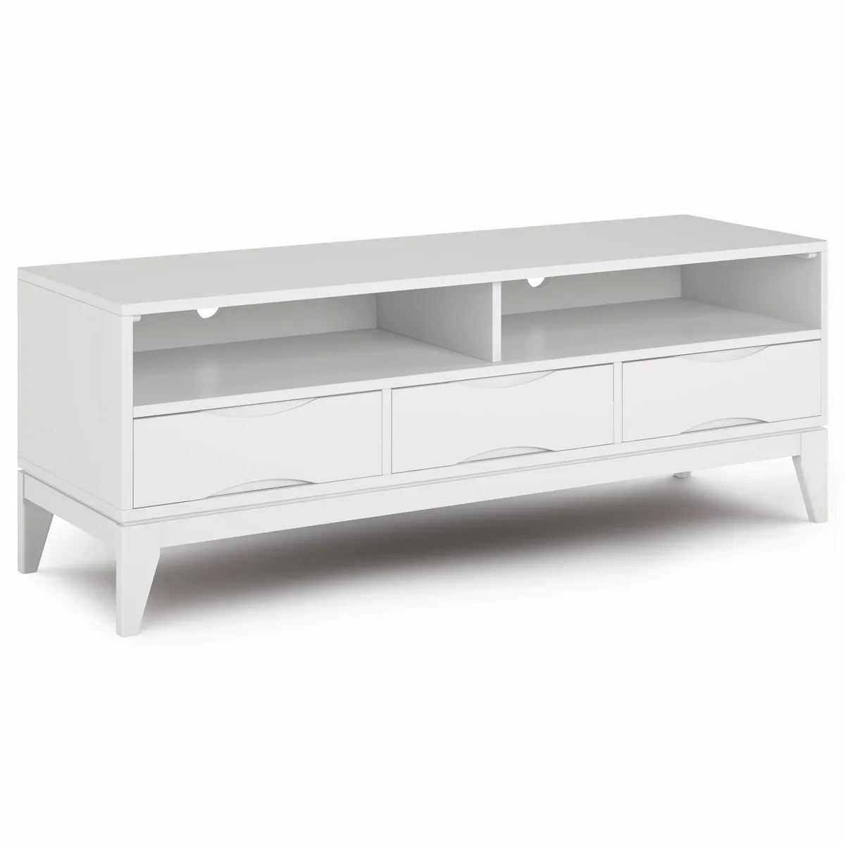 tuphen tuphen Harper TV Media Stand White 60W 22H 19D 65in — product photo
