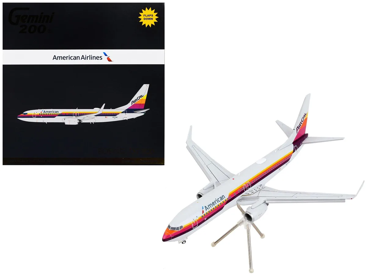 GeminiJets GeminiJets Boeing 737-800 American Airlines AirCal 1/200 Diecast — product photo
