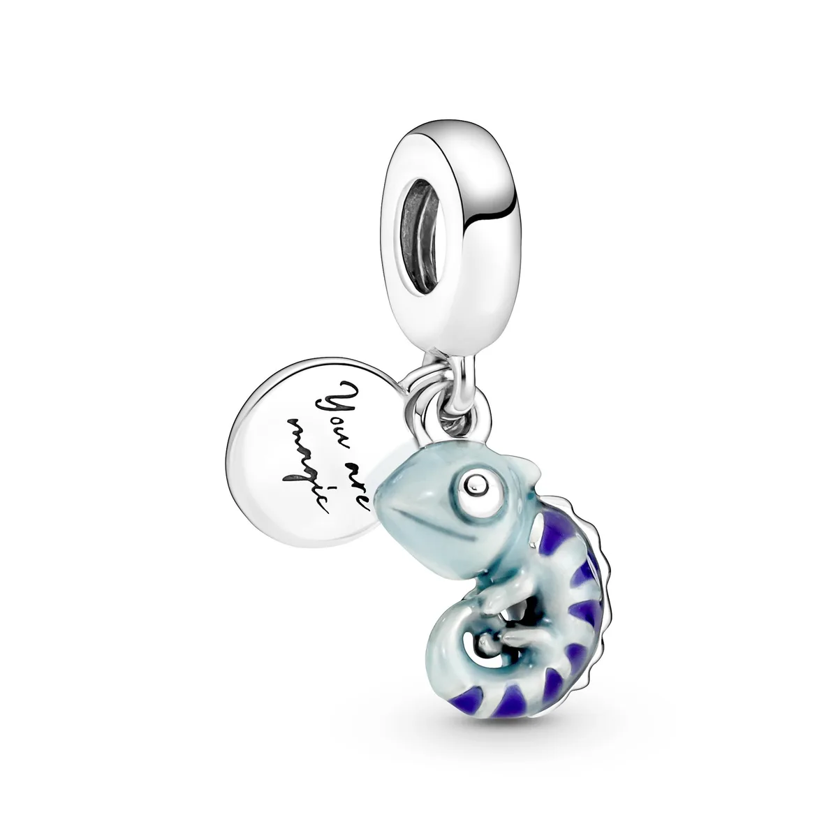 PANDORA PANDORA Color-Changing Chameleon Dangle Charm Sterling Silver — product photo