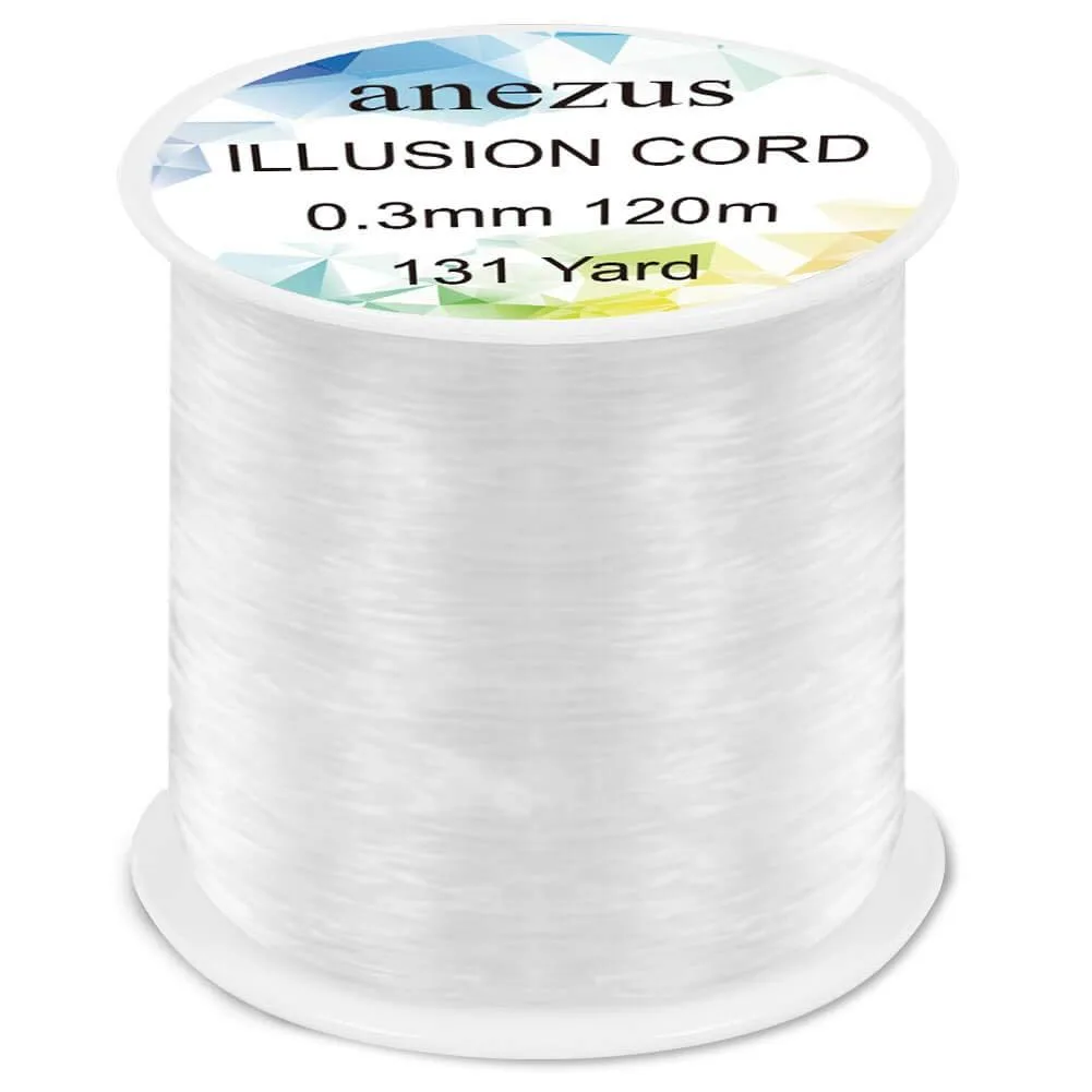 anezus Monofilament Fishing Line 0.3mm 15lb 131yd Clear — product photo
