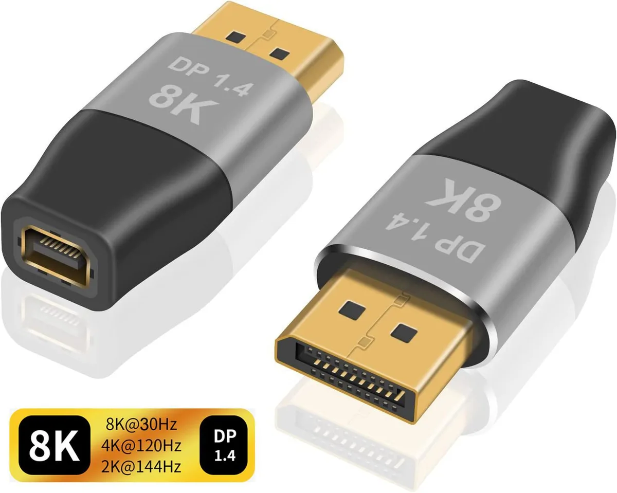 WRIARICH WRIARICH Mini DisplayPort Cable 8K@60Hz 4K@144Hz 2-Pack — product photo