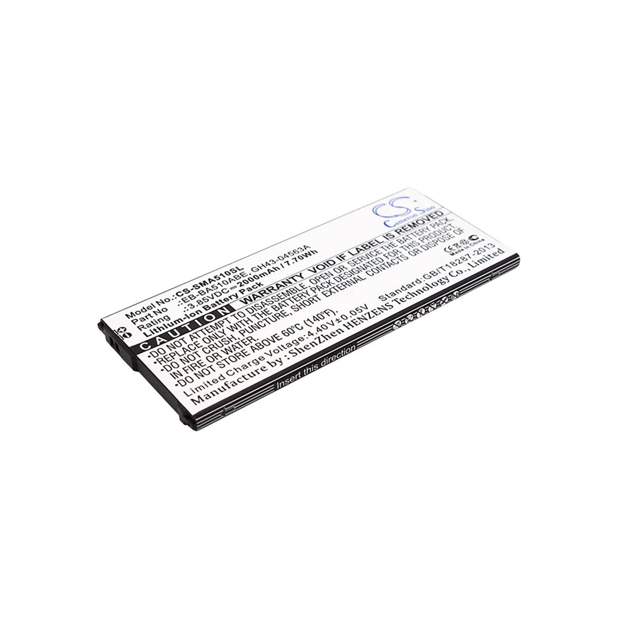 Cameron &amp; Co Cameron &amp; Co DS-CS-SMA510SL cell phone battery 2000mAh — product photo