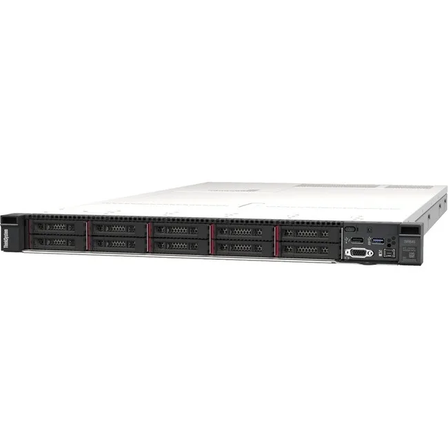 Lenovo Lenovo ThinkSystem SR645 1U rack server 1×EPYC 7262 3.20 GHz 16 GB 25 GbE 7D2XA016NA — product photo