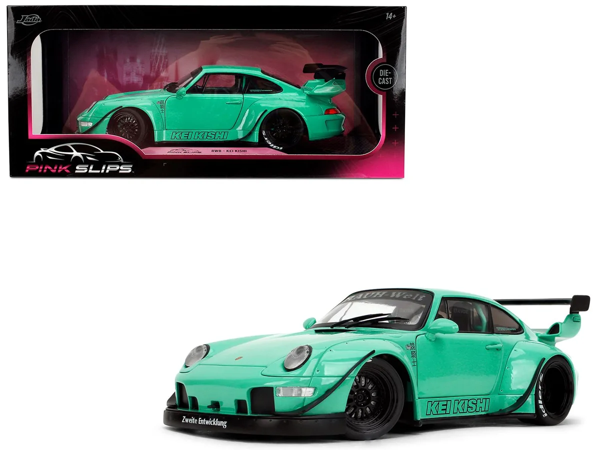Jada Jada 36463 1:18 RWB Porsche Kei Kishi Diecast Car Teal — product photo