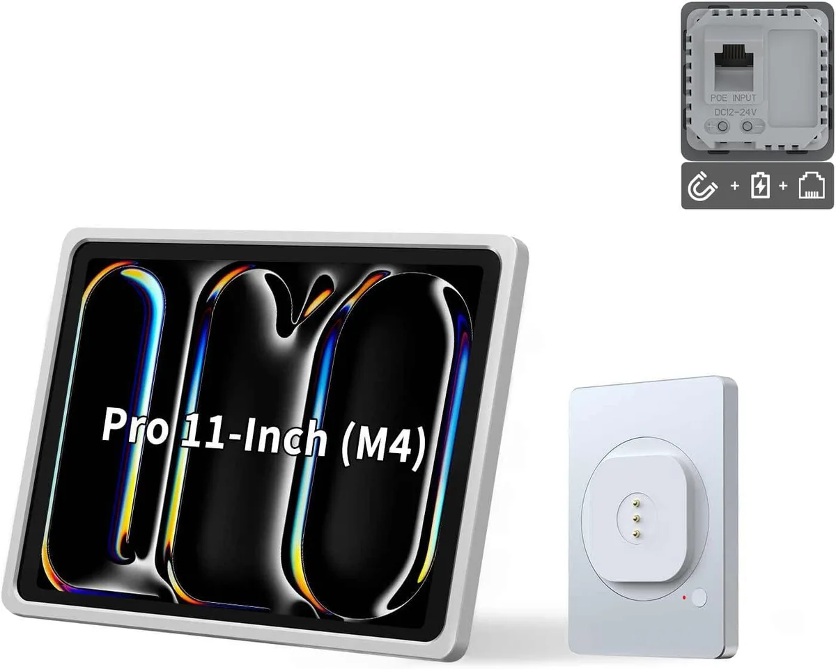 EMONITA EMONITA PoE &amp; DC Magnetic Wall Mount 11" Silver — product photo