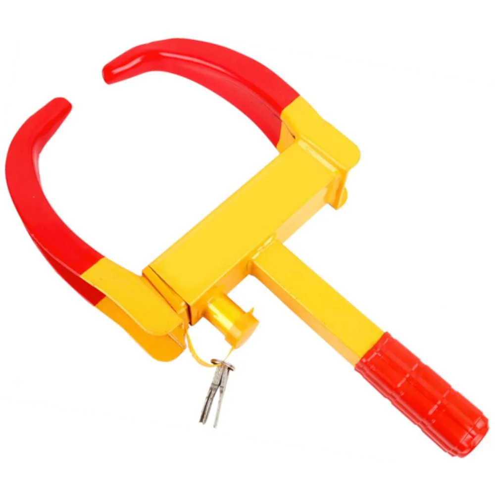 JacobsParts Inc. JacobsParts Inc. WHEELLOCK-A Yellow Wheel Lock Clamp 16.5×9.1×2.4 in 3.5 lb accessories - wheel — product photo