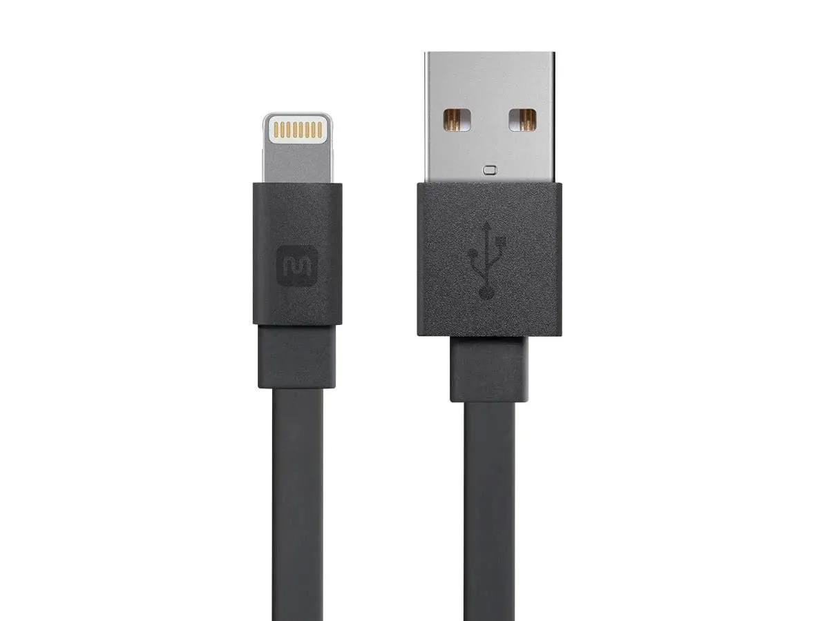 Monoprice Inc. Monoprice 112859 Cabernet Series Lightning cable 4ft Black — product photo