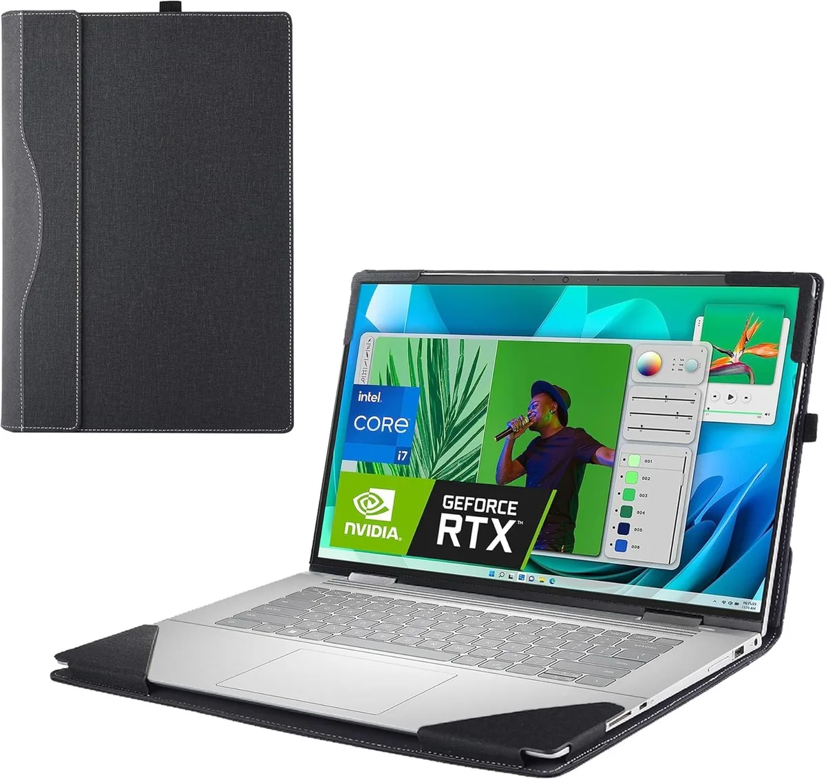BONAEVER BONAEVER Hard Case Dell Inspiron 16 Plus 7640 7630 7620 7610 Pro 5620 5630 5625 Vostro 5630 5620 7620 Black — product photo