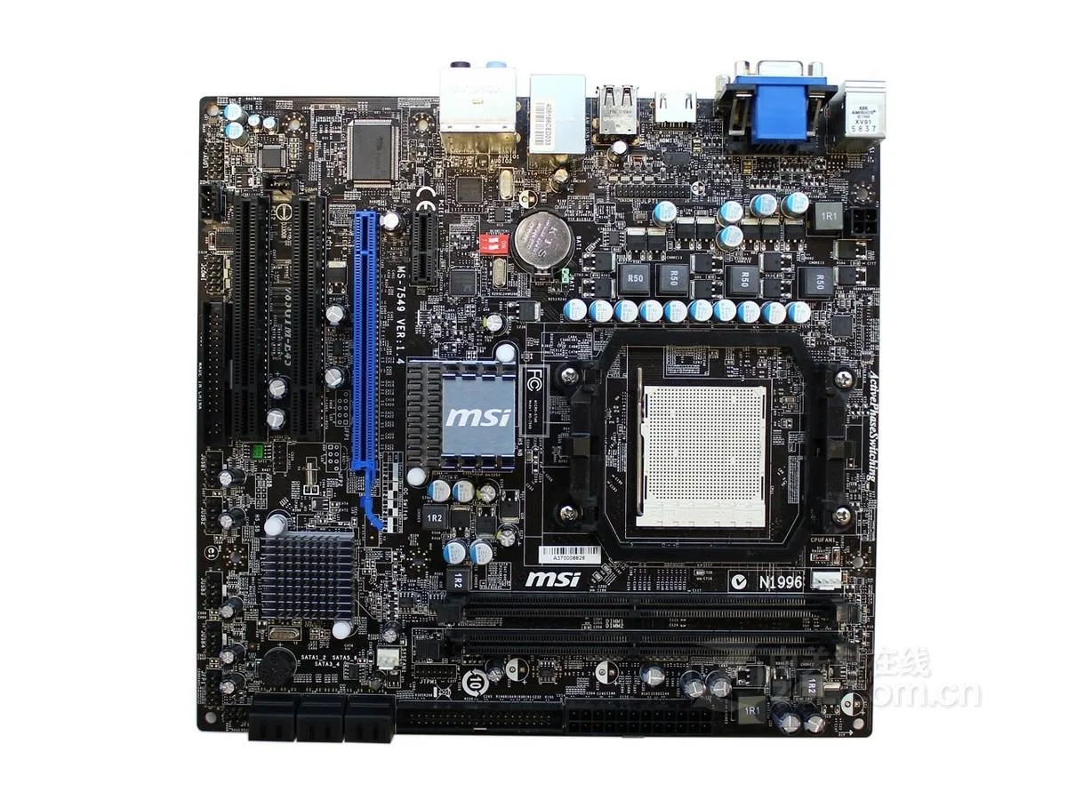 MSI MSI 785GTM-E45 AMD 785G motherboard, Socket AM2/AM2+/AM3, DDR2 8GB — product photo