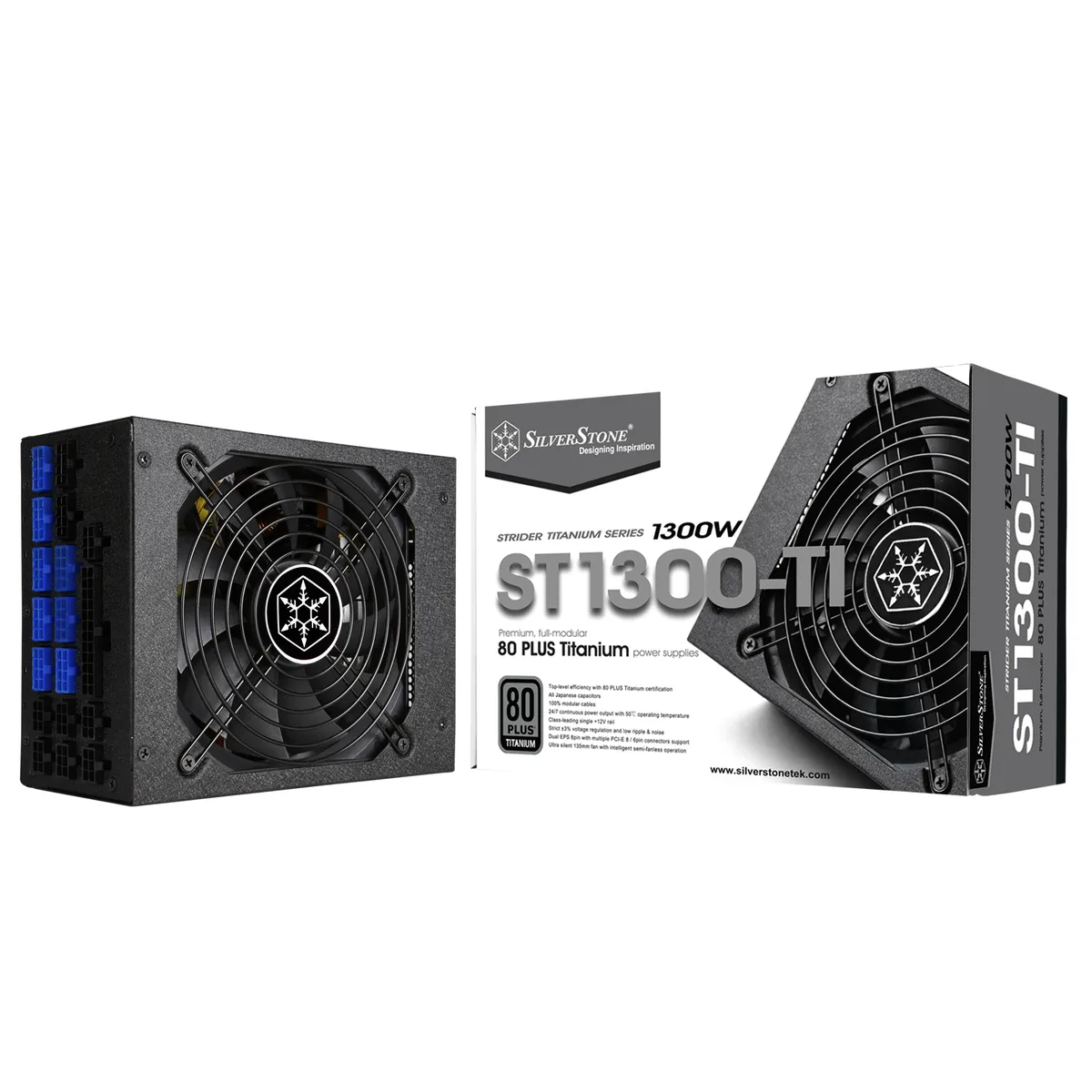 Silverstone Technology Silverstone Technology SST-ST1300-TI 1300W ATX power supply — product photo
