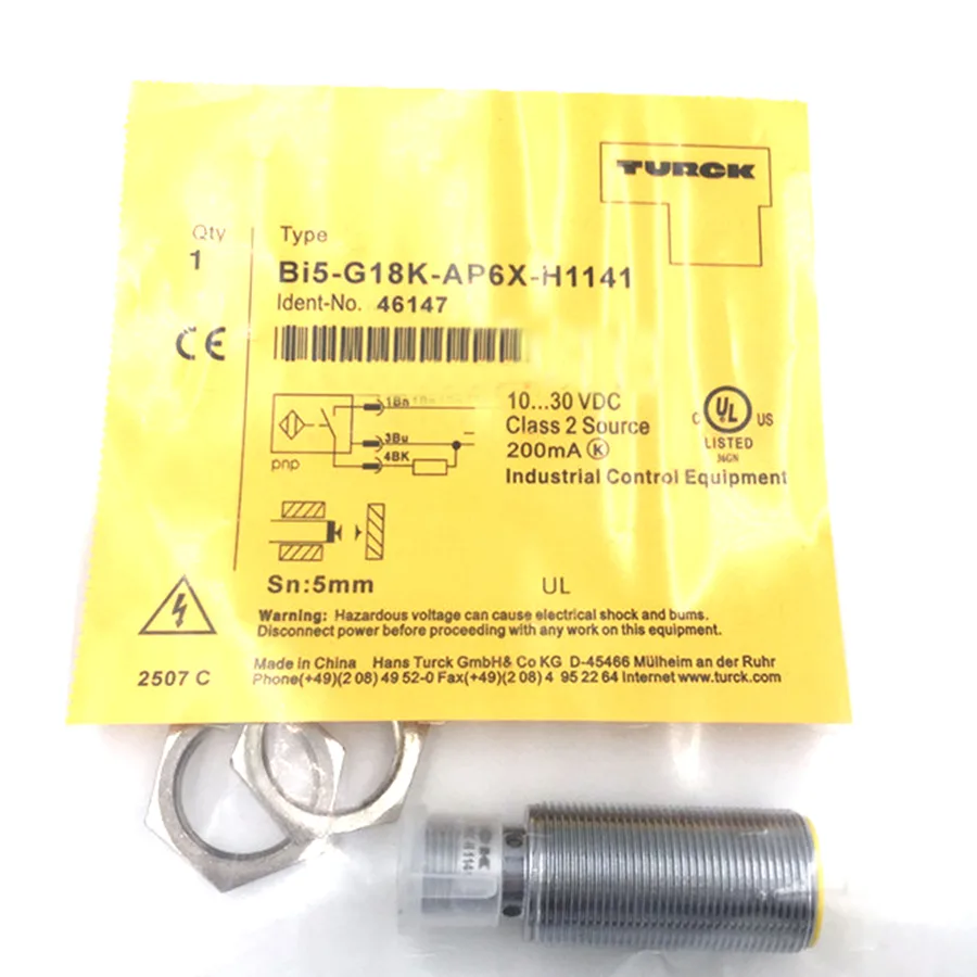 Turck Turck Bi5-G18K-AP6X-H1141 4670460 inductive sensor electrician tool — product photo