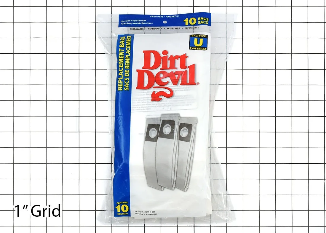 Appliance Factory Parts Appliance Factory Parts 81-2418-04 OEM Royal Type U 10 Pack Vacuum Bag — product photo
