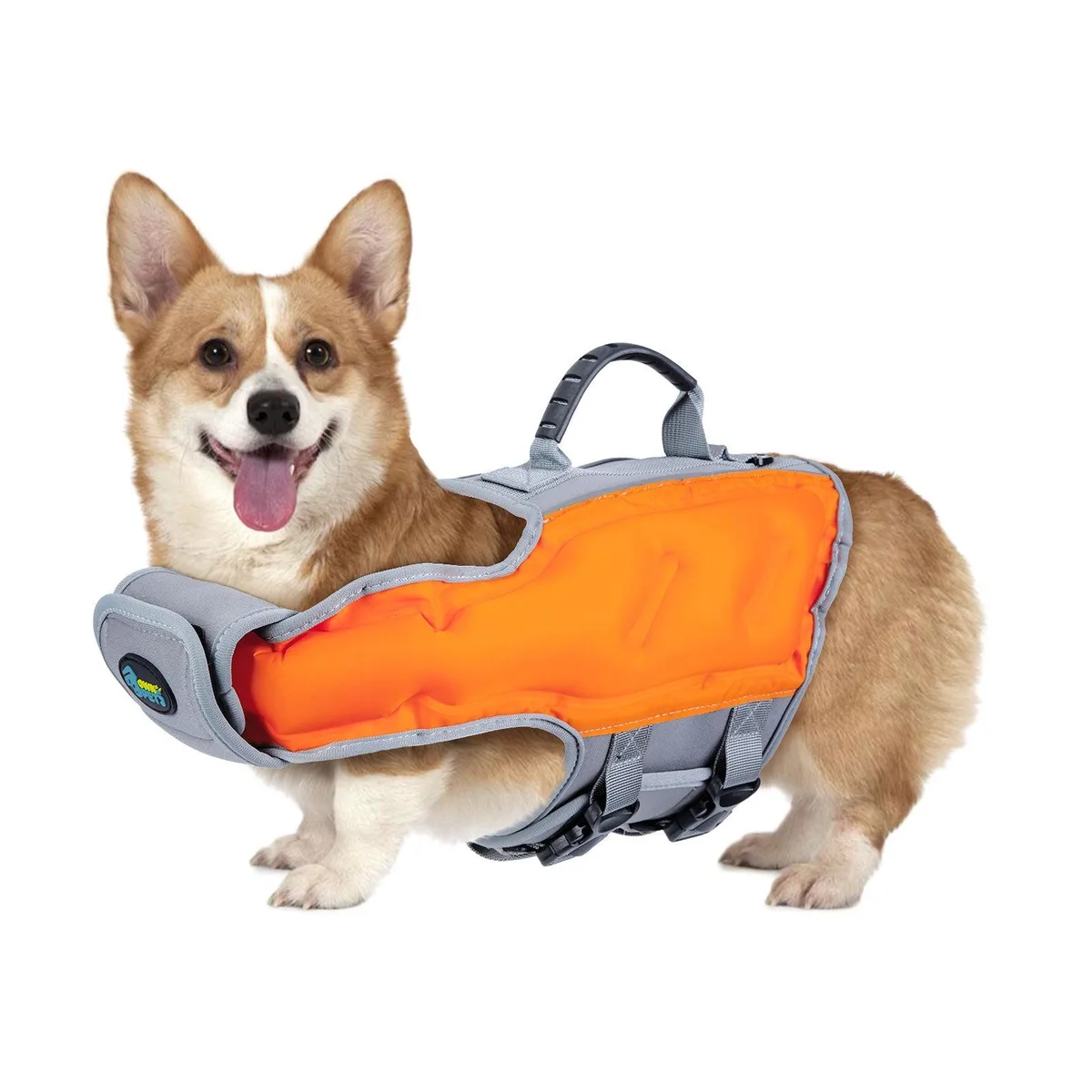 Ownpets Ownpets PET0316L Inflatable Dog Life Jacket Orange Large pet - apparel — product photo