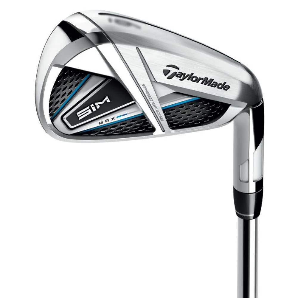 TaylorMade TaylorMade SIM Max Gap Wedge Left 49° Steel KBS Max 85 Regular Lamkin Crossline 360 — product photo