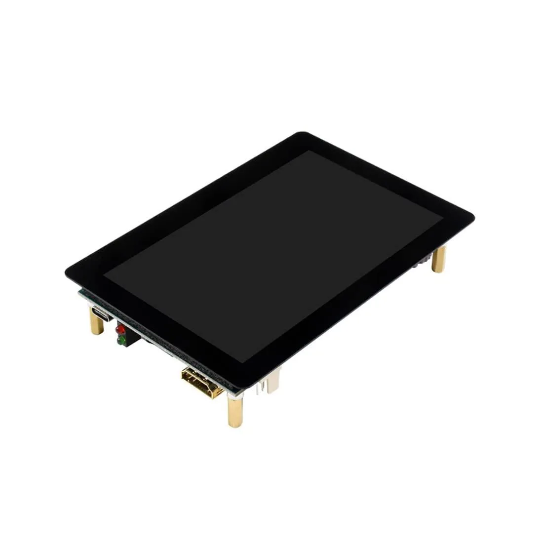 LORDWORLD LORDWORLD 5" Touch Screen Expansion Base for CM4, Gigabit Ethernet, PoE Header — product photo