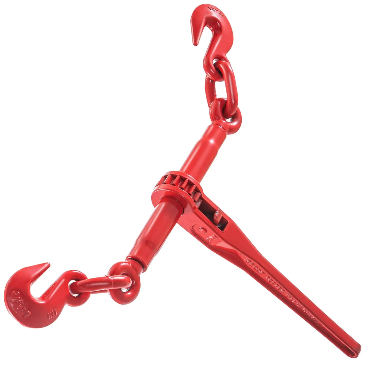 VEVOR VEVOR 9215 lbs Ratchet Binders 3/8-1/2 in 2-Pack Red — product photo